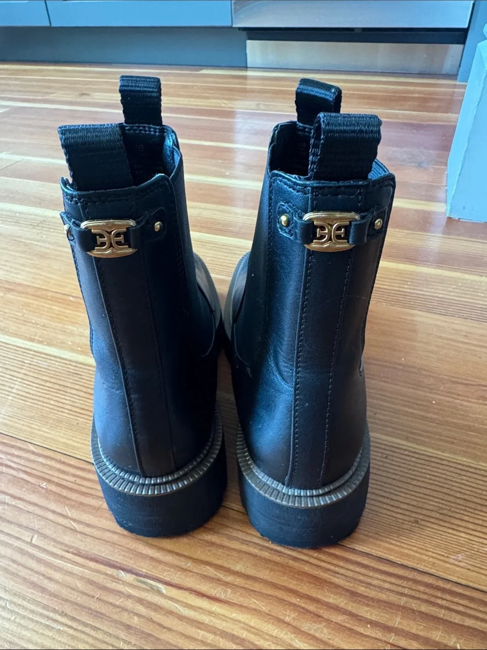 Sam Edelman Black Chelsea Laguna Boots - worn once